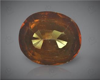 Natural Hessonite Garnet (Gomed) Certified 5.84 CTS. ( 92406 ) 